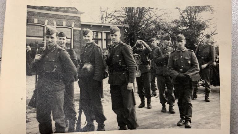 Duitse troepen in Burgum
